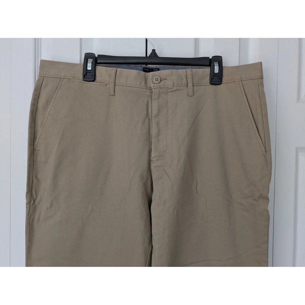 J. Crew 770 Straight Ft Stretch Chino Pants Mens 36 Unhemmed Beige NWT $89 AR886